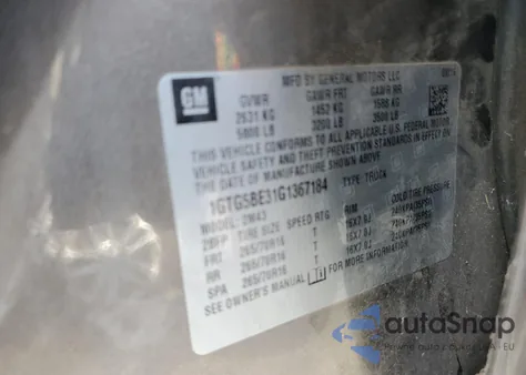 2016 GMC Canyon from USA, damaged, VIN 1GTG5BE31G1367184